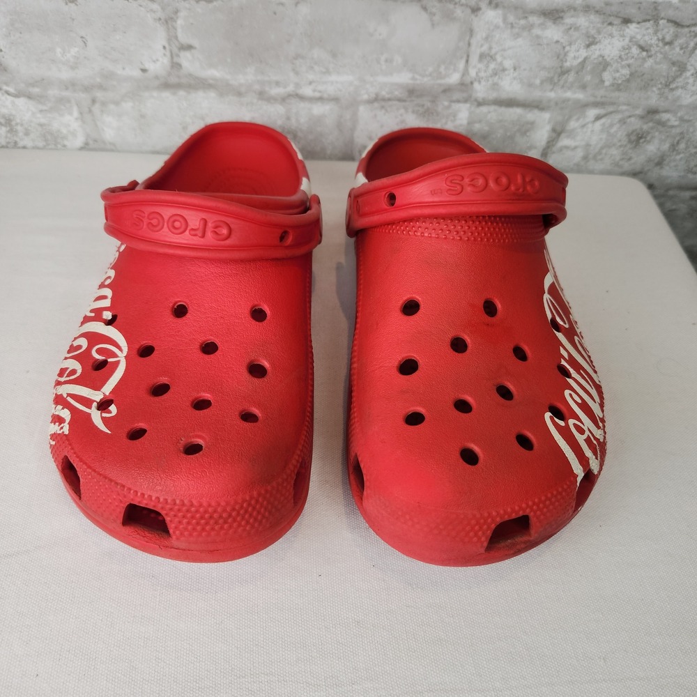 Crocs Clogs‎ Coca-Cola Classic Limited Edition Red White Casual Mens 8 Womens 10 - Picture 5 of 6